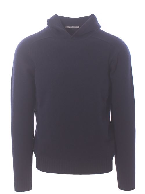 virgin wool crew neck with hood LA FILERIA | 2412225024598